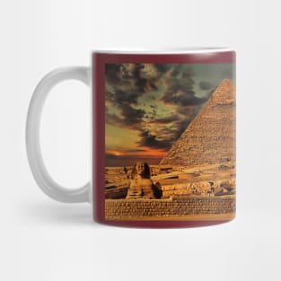 Egypt. Cairo. Giza. Piramide & Sphinx. Mug